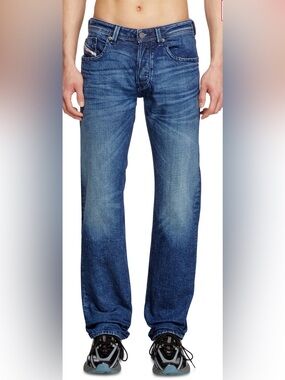 Diesel Larkee 008XM Mens W32 L32.5  Y2K Straight Leg Button Fly Jeans Streetwear